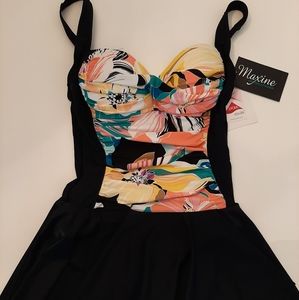 NWT floral one piece swimsuit